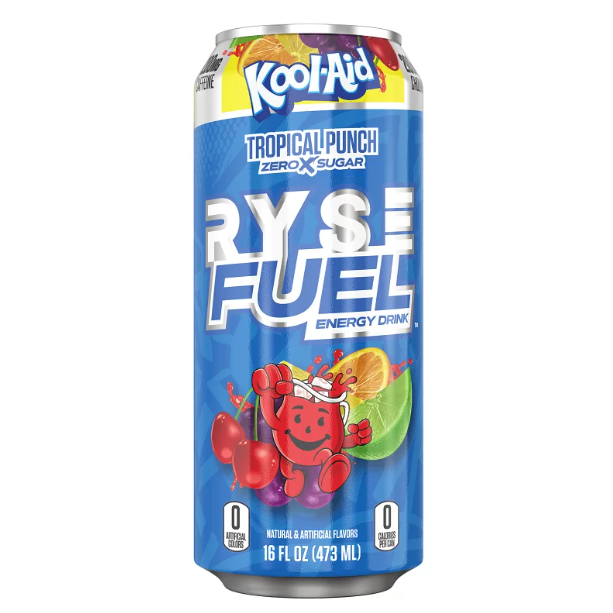 ENERGY DRINK RYSE FUEL KOOL-AID TROPICAL PUNCH 473ml