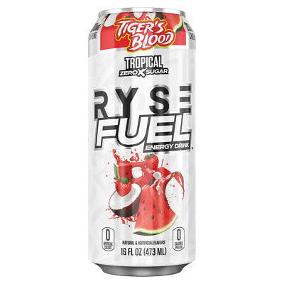 ENERGY DRINK RYSE FUEL TIGER’S BLOOD TROPICAL 473ml