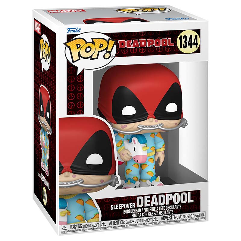 FUNKO POP! MARVEL DEADPOOL SLEEPOVER no1344