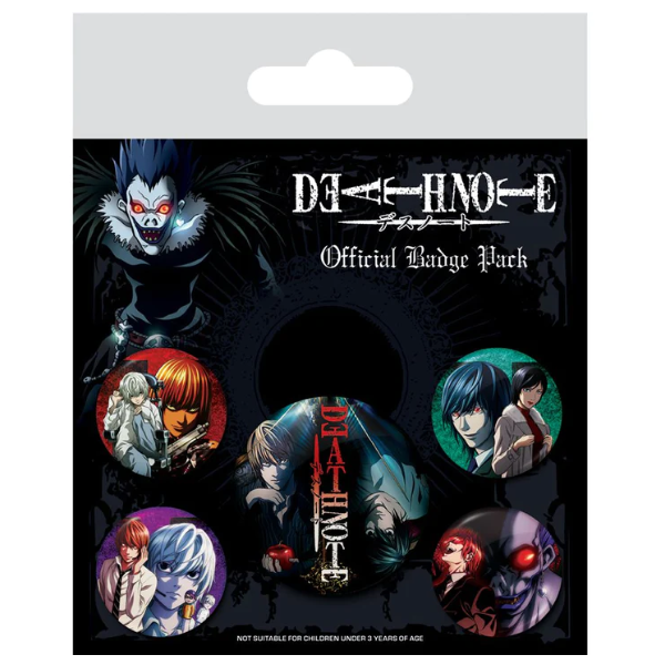 BADGE PACK DEATH NOTE CONNECTIONS OF FATE