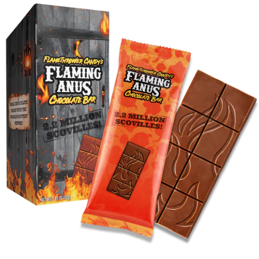 FLAMING ANUS CHOCOLATE BAR 52g