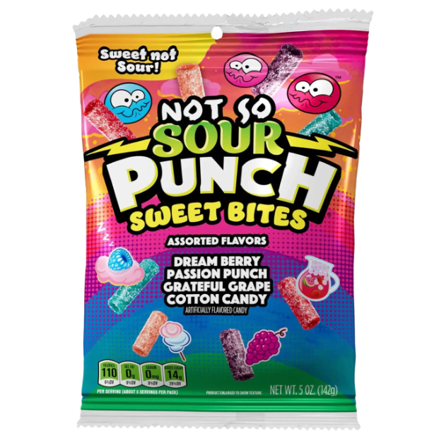 SOUR PUNCH BITES SWEET BITES 142g