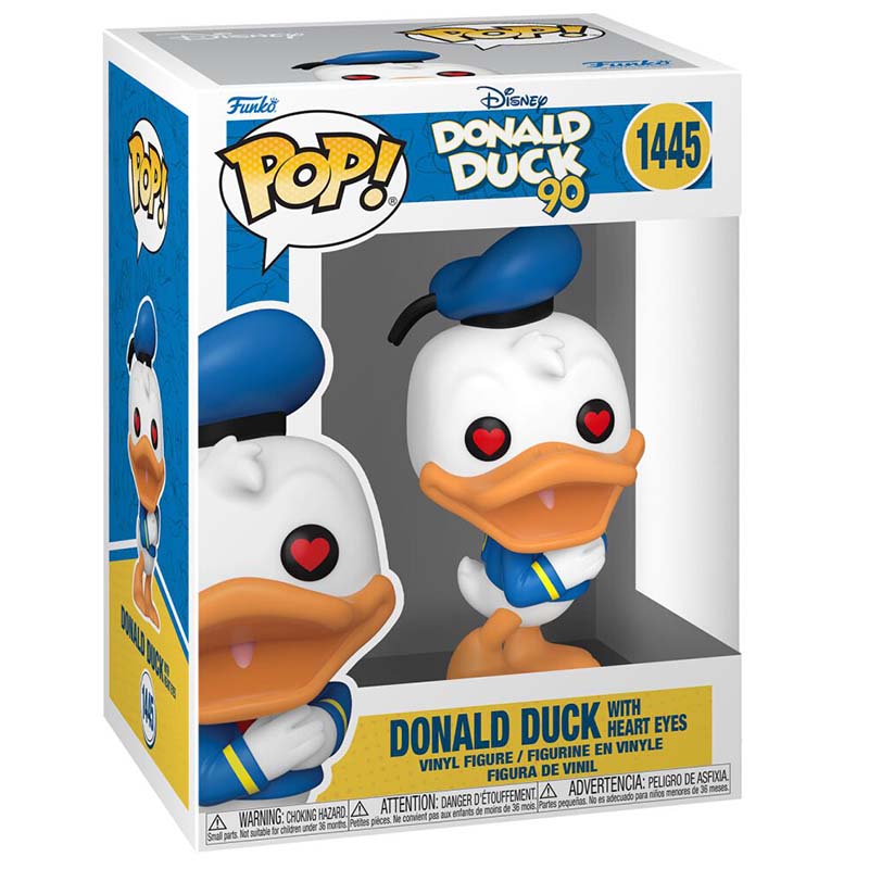 FUNKO POP! DISNEY DONALD DUCK 90 DONALD DUCK WITH HEART EYES no1445