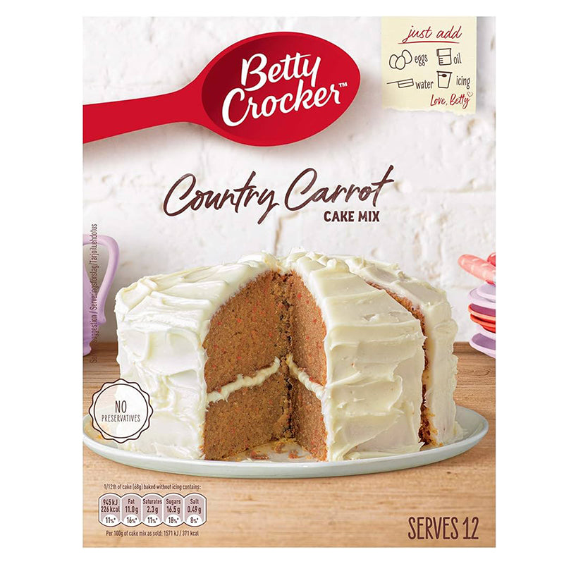 BETTY CROCKER CAKE MIX COUNTRY CARROT 425g