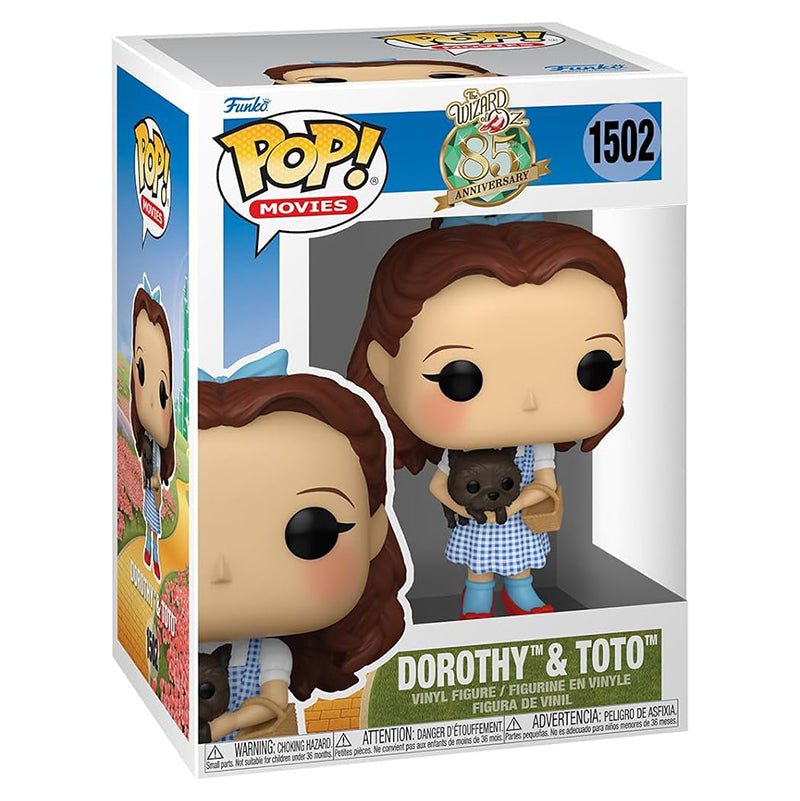 FUNKO POP! MOVIES THE WIZARD OF OZ 85 ANNIVERSAY DOROTHY & TOTO no1502