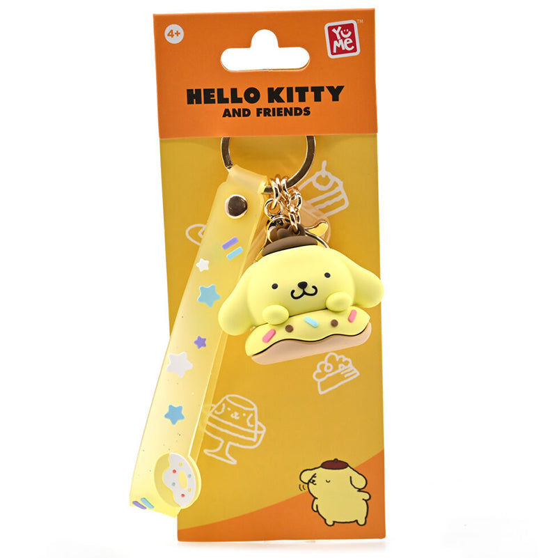 NYCKELRING HELLO KITTY AND FRIENDS POMPOMPURIN 7cm