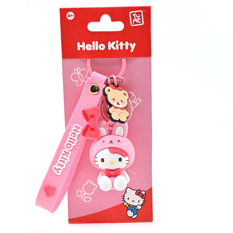 NYCKELRING HELLO KITTY AND FRIENDS HELLO KITTY ALL PINK 7cm
