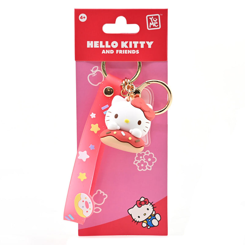 NYCKELRING HELLO KITTY AND FRIENDS HELLO KITTY GOLD KEYRING 7cm