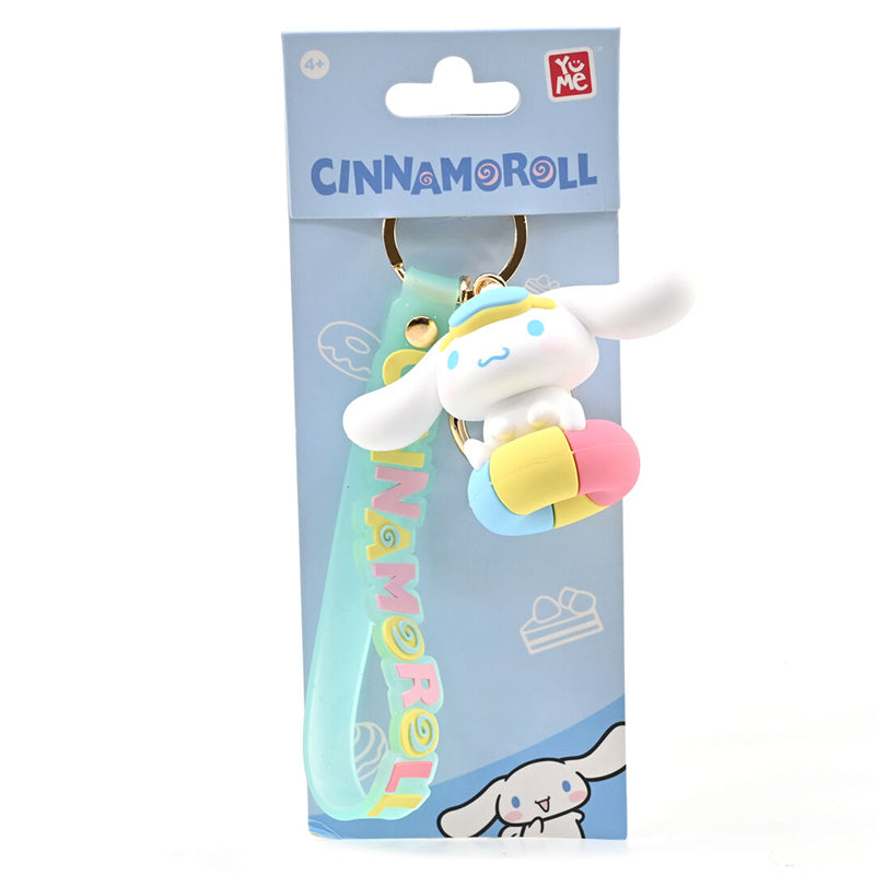 NYCKELRING HELLO KITTY AND FRIENDS CINNAMONROLL SWIM RING 7cm