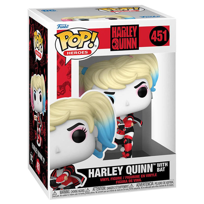 FUNKO POP! DC HEROES HARLEY QUINN ANIMATED SERIES HARLEY QUINN WITH BAT no451
