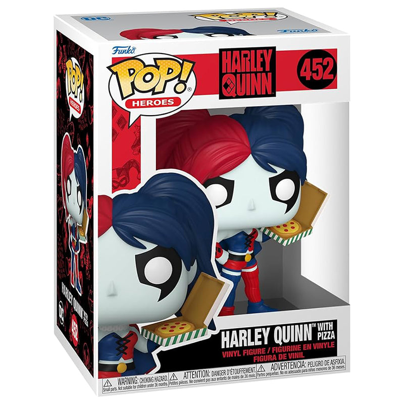FUNKO POP! DC HEROES HARLEY QUINN ANIMATED SERIES HARLEY QUINN WITH PIZZA no452