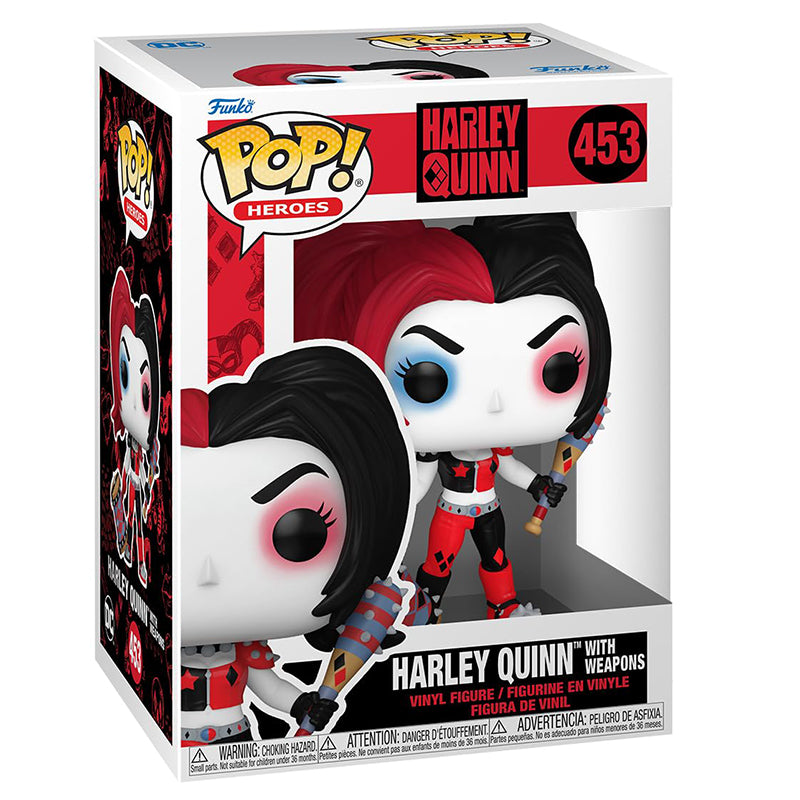 FUNKO POP! DC HEROES HARLEY QUINN ANIMATED SERIES HARLEY QUINN WITH WEAPONS no453