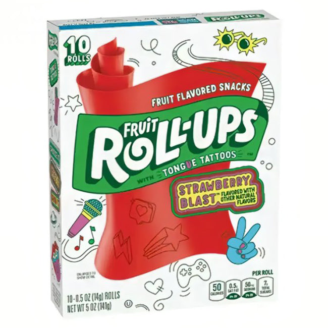 FRUIT ROLL-UPS STRAWBERRY BLAST 141g