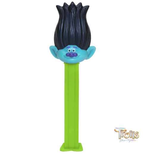 PEZ CANDY & DISPENSER TROLLS BRANCH 17g