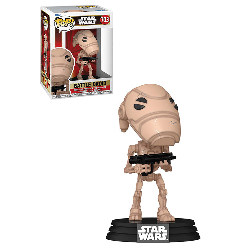 FUNKO POP! STAR WARS EPISODE 1 THE PHANTOM MENACE BATTLE DROID no703