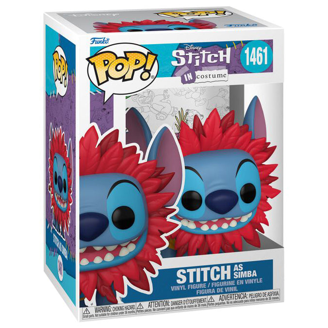 FUNKO POP! DISNEY LILO &#038; STITCH STITCH AS SIMBA no1461