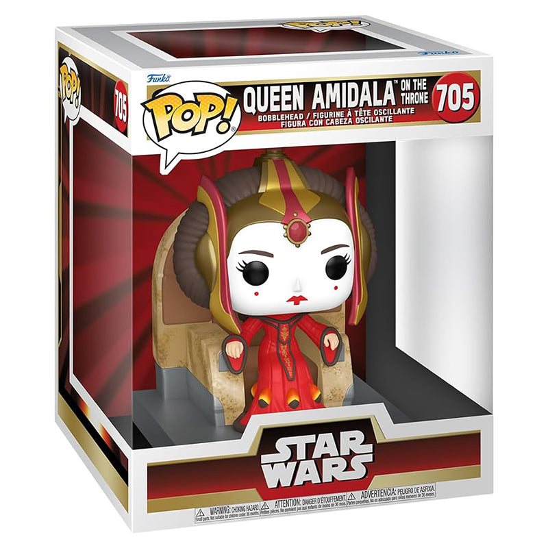 FUNKO POP! STAR WARS EPISODE 1 THE PHANTOM MENACE QUEEN AMIDALA ON THRONE no705