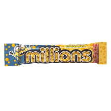 MILLIONS TUBE MINIONS BANANA FLAVOUR 40g