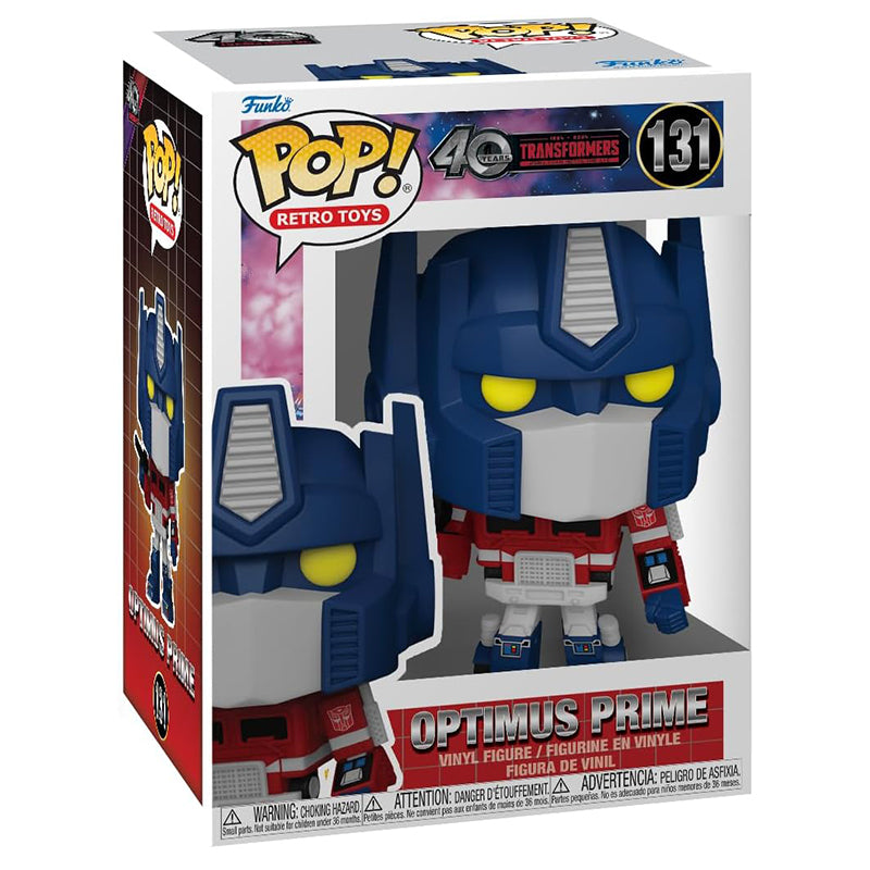 FUNKO POP! RETRO TOYS TRANSFORMERS 40 YEARS OPTIMUS PRIME no131