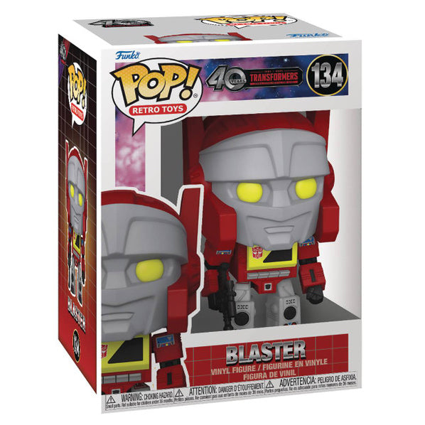 FUNKO POP! RETRO TOYS TRANSFORMERS 40 YEARS BLASTER no134
