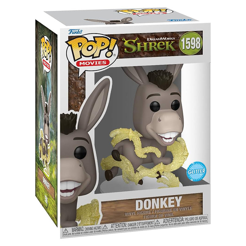 FUNKO POP! MOVIES SHREK DONKEY GLITTER no1598