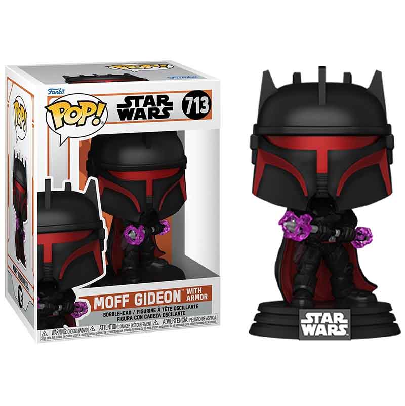 FUNKO POP! STAR WARS THE MANDALORIAN MOFF GIDEON WITH ARMOR no713