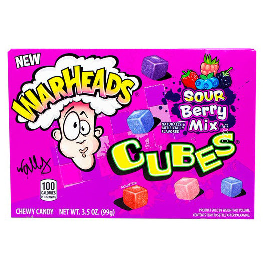 WARHEADS CUBES SOUR BERRY MIX 99g