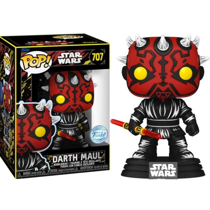 FUNKO POP! STAR WARS EPISODE 1 THE PHANTOM MENACE DARTH MAUL FUNKO SPECIAL EDITION no707
