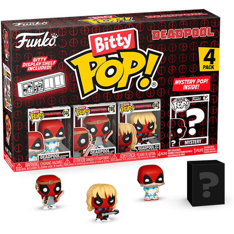 FUNKO BITTY POP! MARVEL DEADPOOL SLEEPOVER
