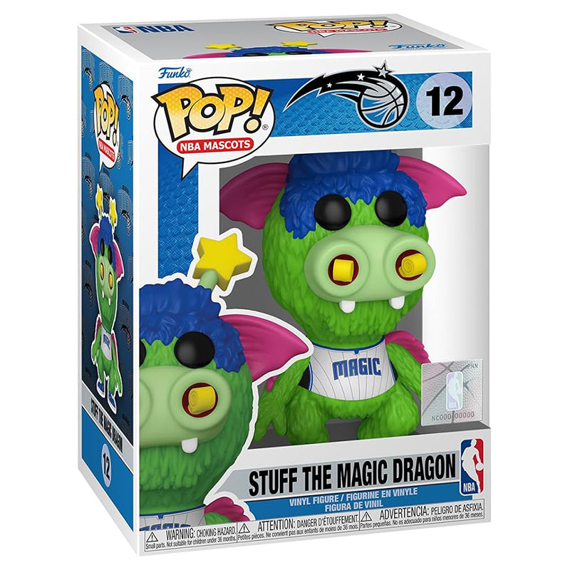 FUNKO POP! SPORTS NBA MASCOTS ORLANDO MAGIC STUFF THE MAGIC DRAGON no12