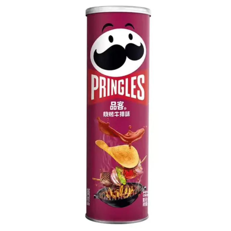 PRINGLES BBQ STEAK FLAVOUR 110g