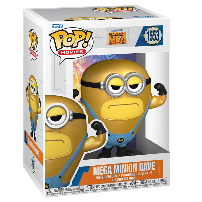 FUNKO POP! MOVIES DESPICABLE ME 4 MEGA MINION DAVE no1553