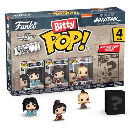 FUNKO BITTY POP! AVATAR THE LAST AIRBENDER AZULA 4-PACK 2,5cm