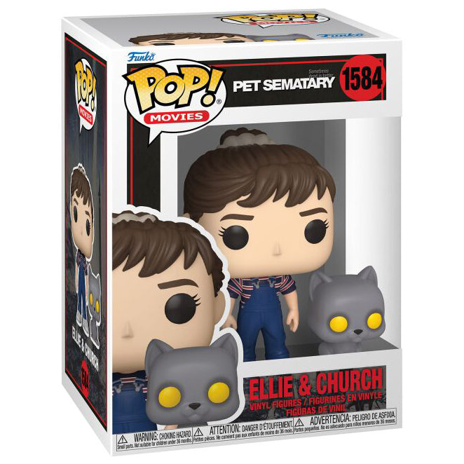 FUNKO POP! MOVIES PET SEMATARY ELLIE & CHURCH no1584