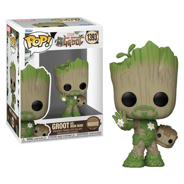 FUNKO POP! MARVEL WE ARE GROOT GROOT AS IRON MAN no1393