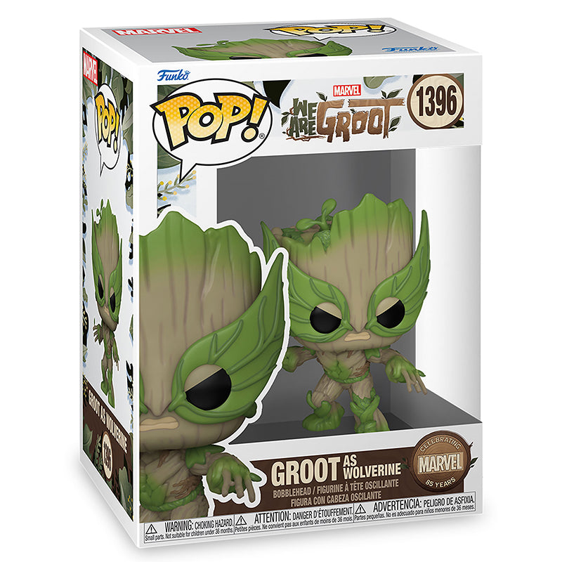 FUNKO POP! MARVEL WE ARE GROOT GROOT AS WOLVERINE no1396