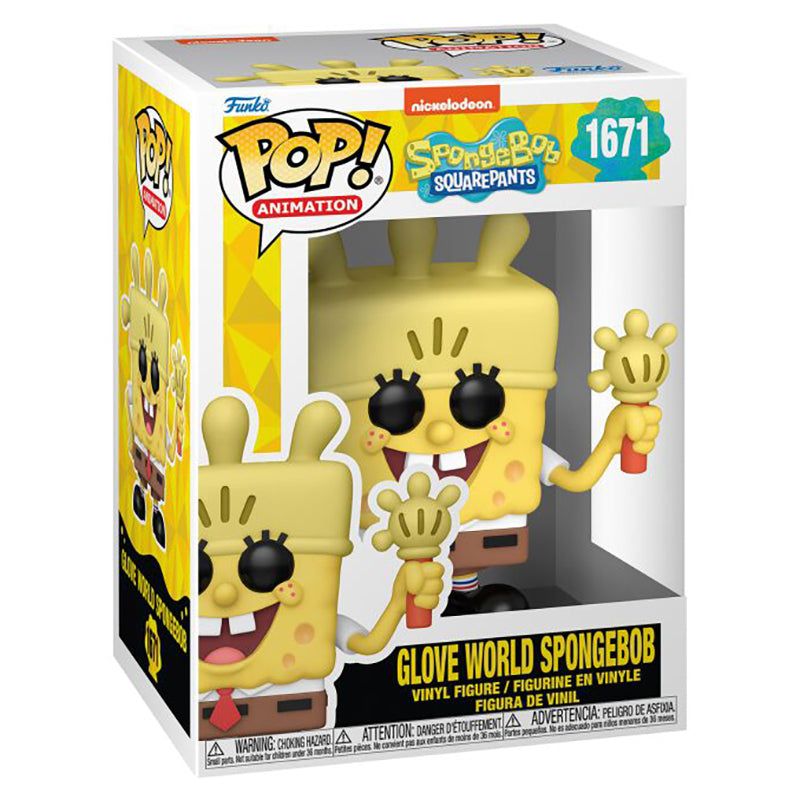 FUNKO POP! ANIMATION SPONGEBOB SQUAREPANTS GLOVE WORLD SPONGEBOB no1671