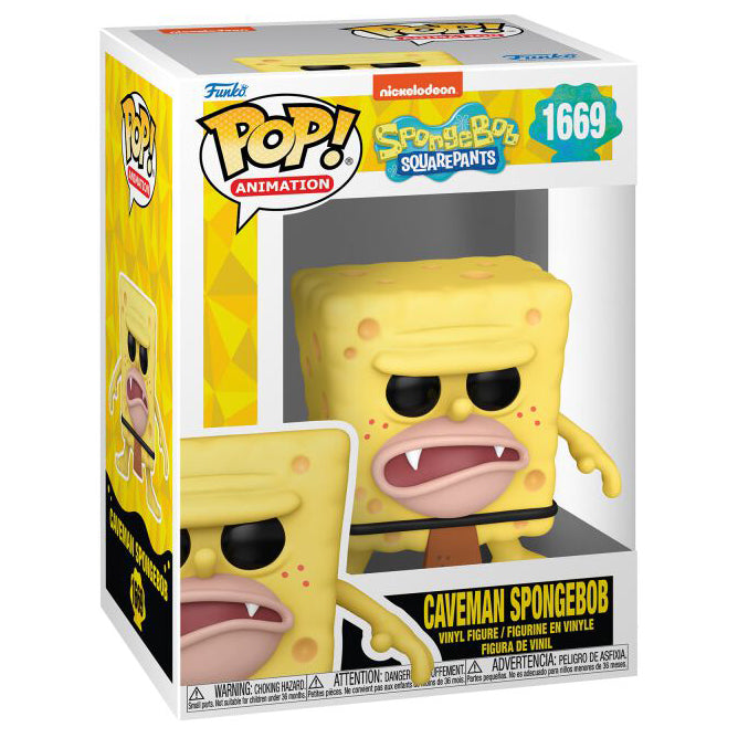 FUNKO POP! ANIMATION SPONGEBOB SQUAREPANTS CAVEMAN SPONGEBOB no1669