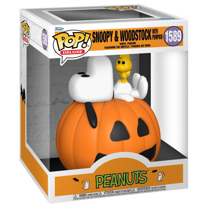 FUNKO POP! ANIMATION PEANUTS SNOOPY & WOODSTOCK WITH PUMPKIN no1589