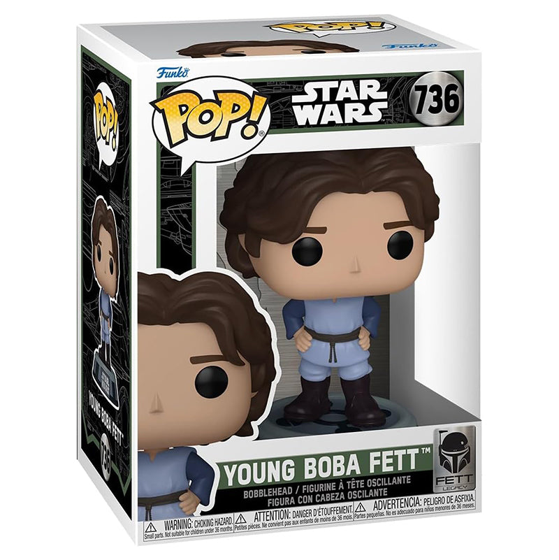 FUNKO POP! STAR WARS YOUNG BOBA FETT no736
