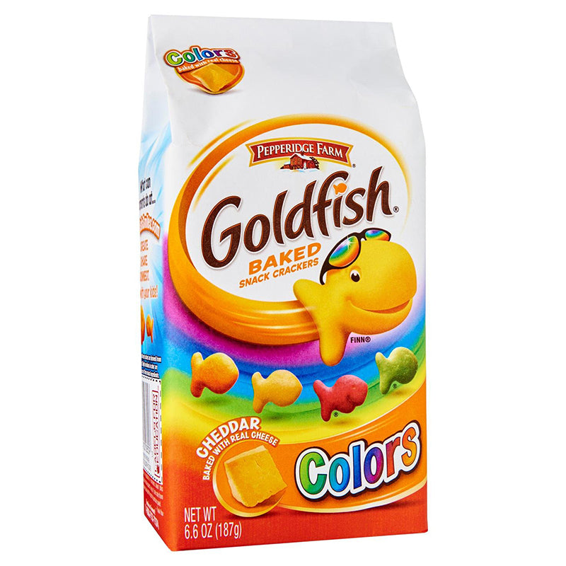 GOLDFISH COLORS CHEDDAR 187g