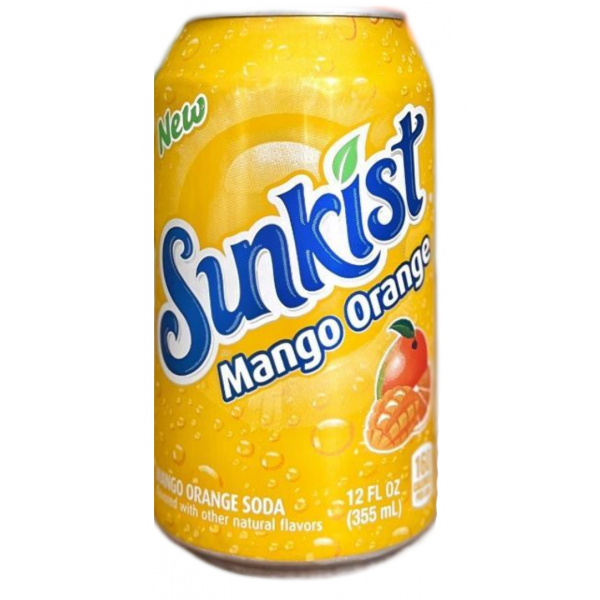 SUNKIST SODA MANGO ORANGE 355ml