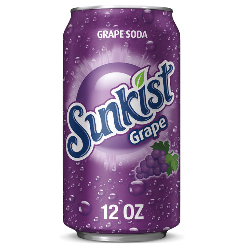 SUNKIST SODA GRAPE 355ml