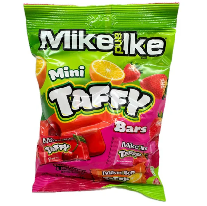 MIKE AND IKE MINI TAFFY BARS 108g