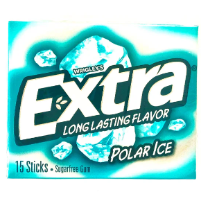 EXTRA POLAR ICE SUGARFREE GUM 15 STICKS