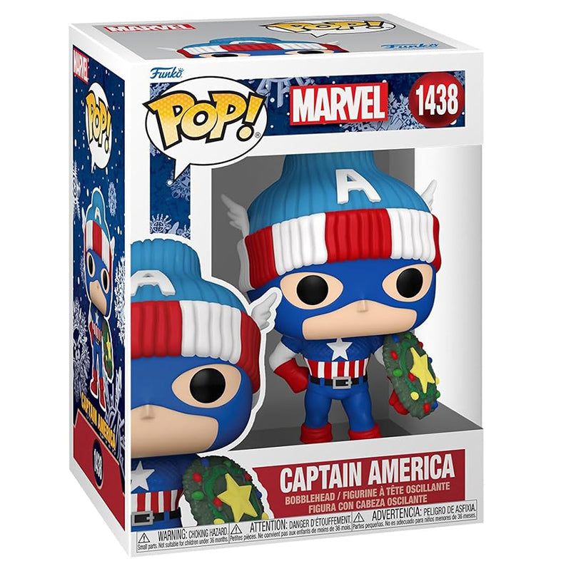 FUNKO POP! MARVEL HOLIDAY CAPTAIN AMERICA no1438