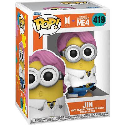 FUNKO POP! ROCKS BTS DESPICABLE ME 4 JIN no419