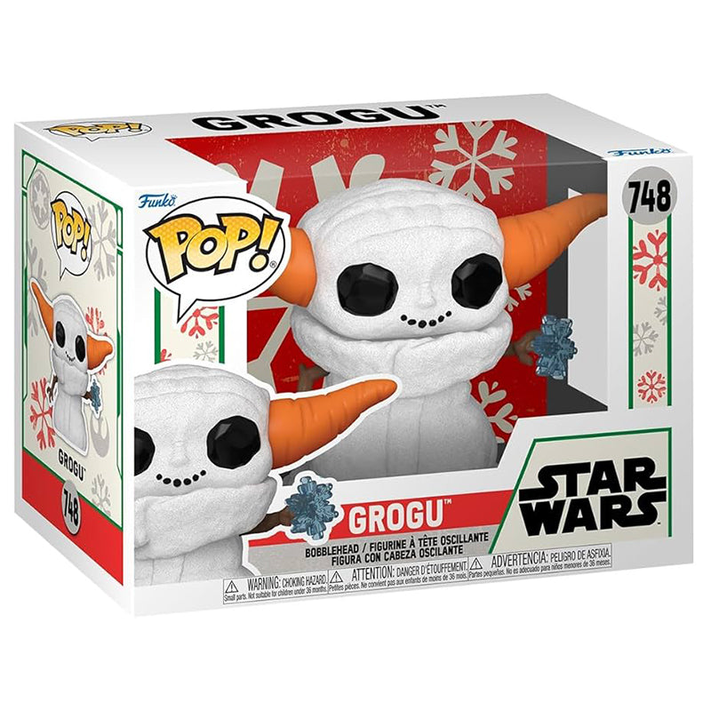 FUNKO POP! STAR WARS HOLIDAY SNOWMAN GROGU no748