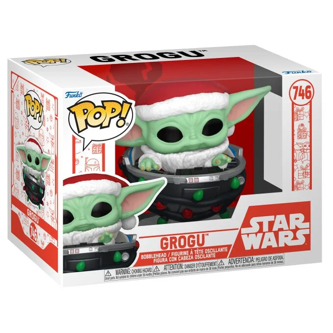 FUNKO POP! STAR WARS HOLIDAY GROGU PRAM no746