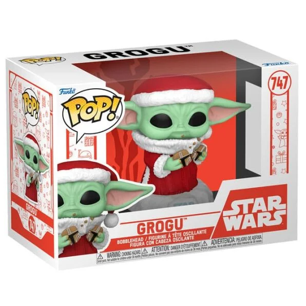 FUNKO POP! STAR WARS HOLIDAY GROGU no747